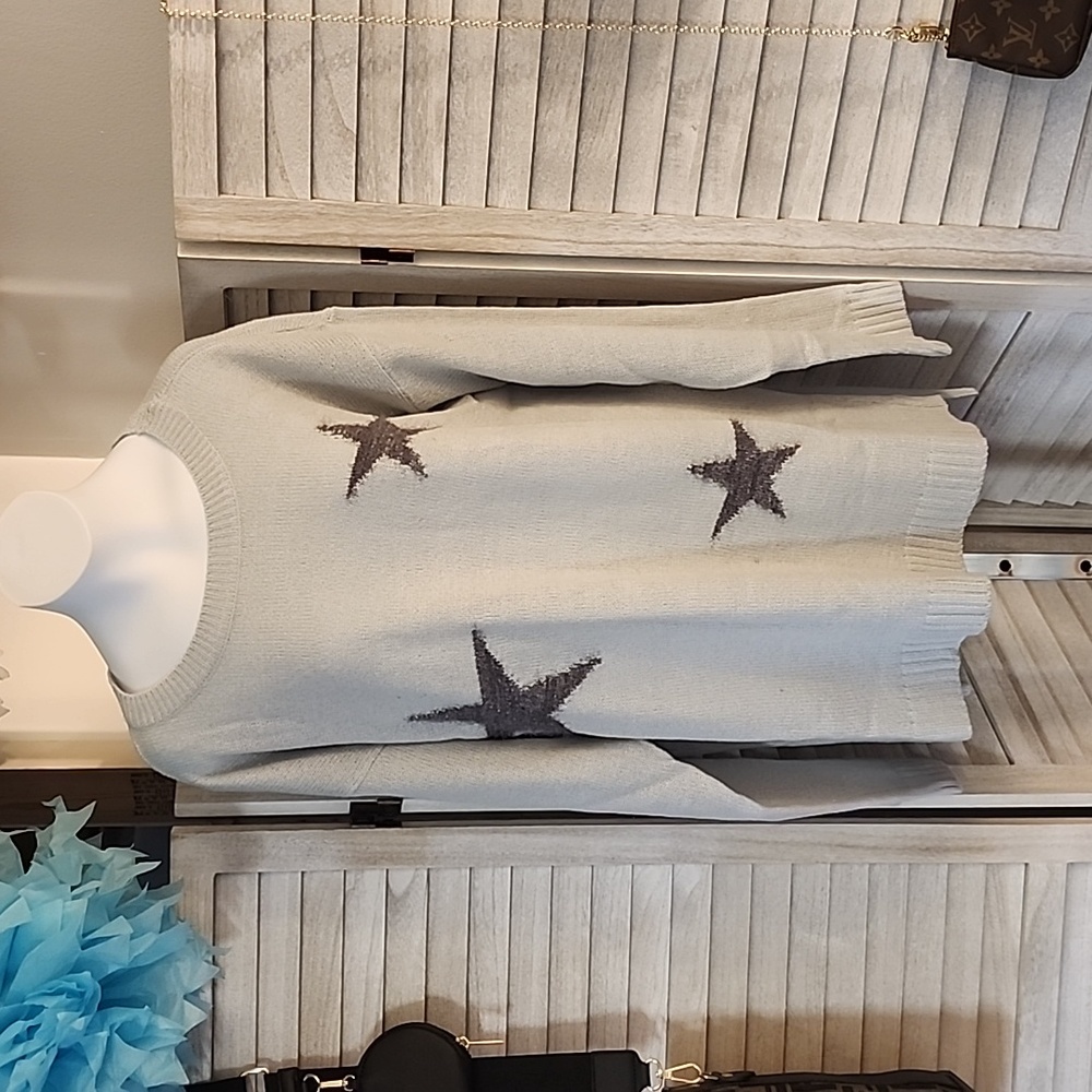 Denim moves brand sweater